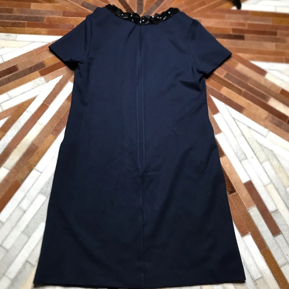 Tory Burch Ayla Embellished Neck Ponte Dres - Picture 7 of 7